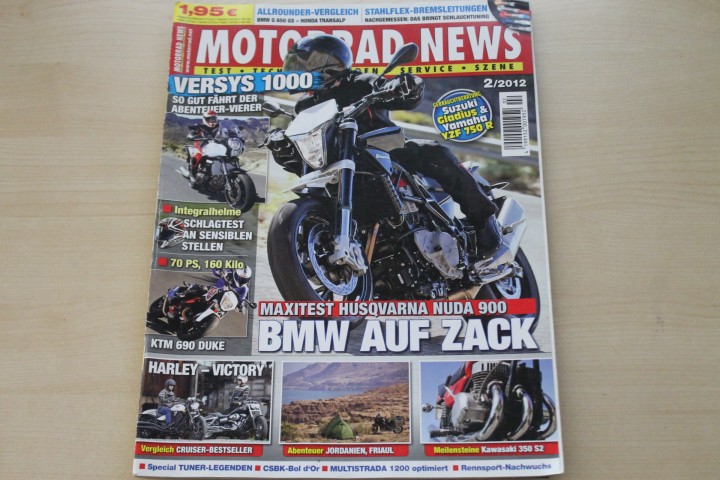 Deckblatt Motorrad News (02/2012)